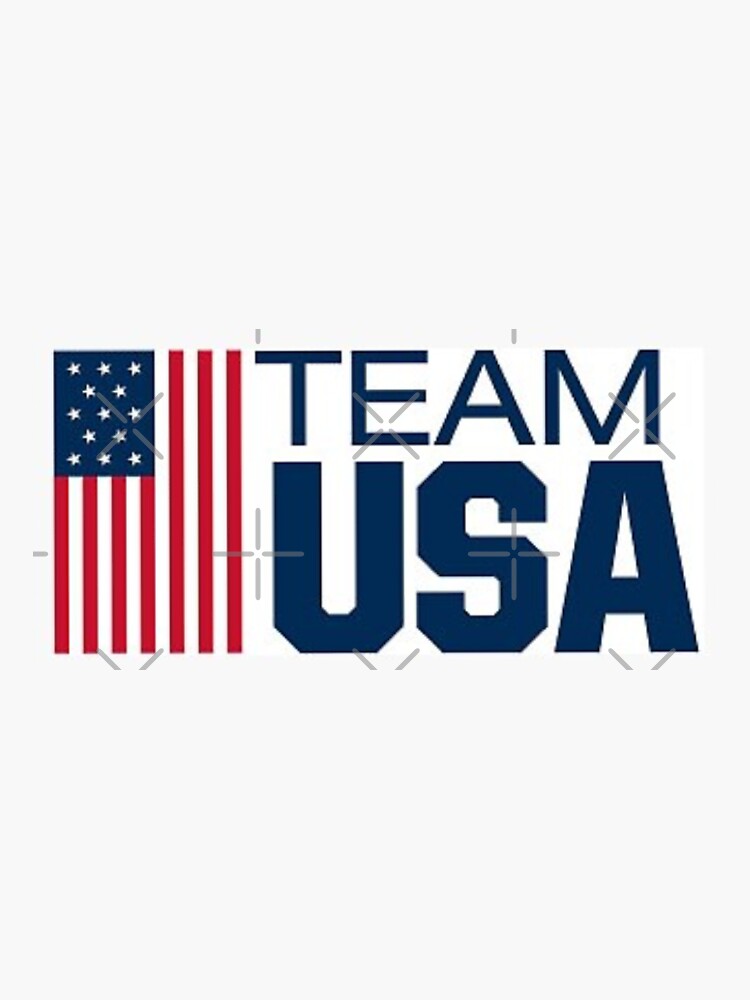 "Team USA " Sticker by PurpleMartin Redbubble