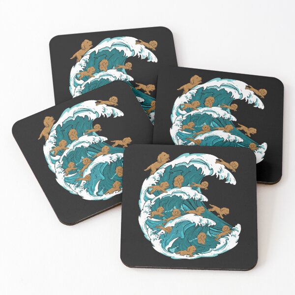 Item preview, Poodles Surfing life is better with poodles designed and sold by Click-Like.