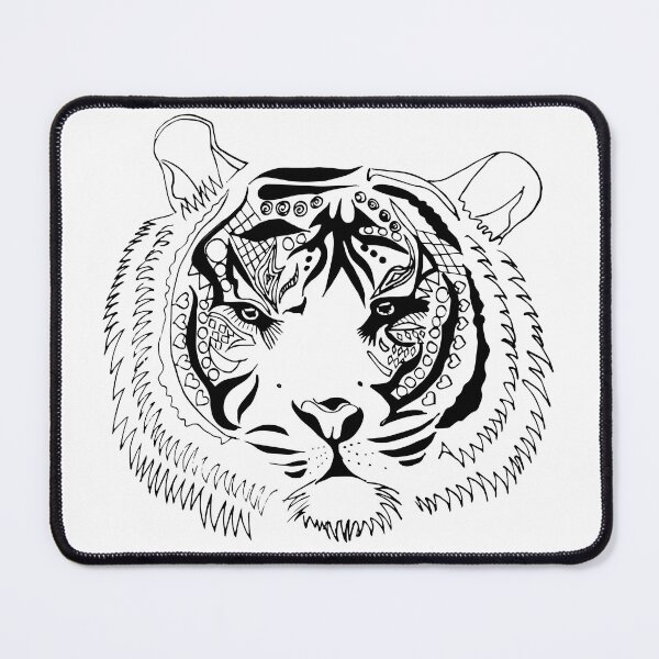 Item preview, Tiger Black and White designed and sold by twistidd.