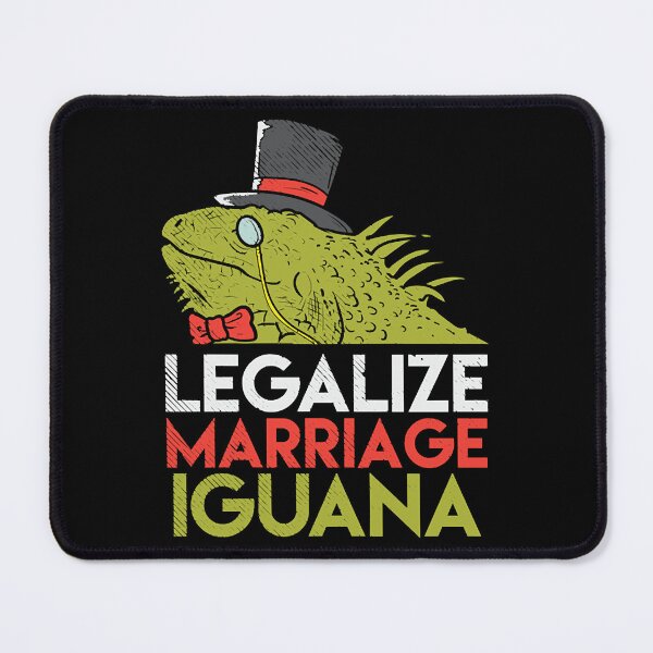 Item preview, Legalize Marriage Iguana designed and sold by shopParadiseXOS.