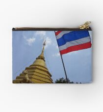 Chang Mai Thailand Flag Studio Pouch