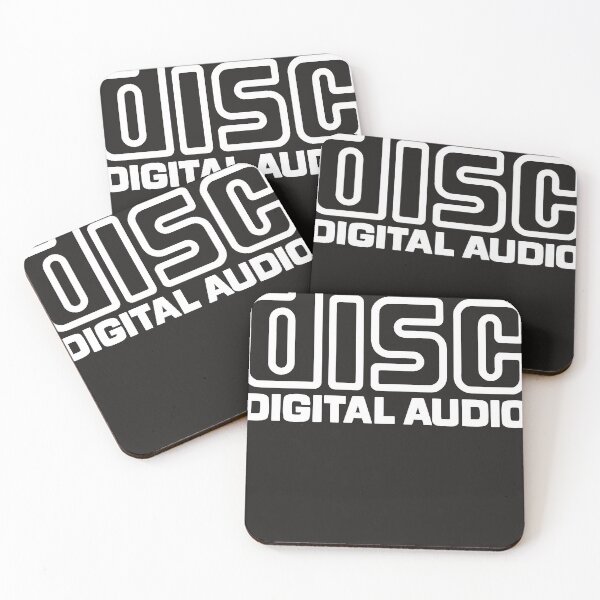 Item preview, Compact Disc (CD) digital audio authorized logo (white) Classic T-Shirt designed and sold by WADESUMNER.