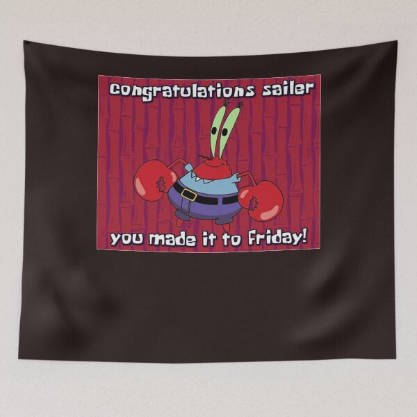 Item preview, Congratulations sailer, you made it to friday red Classic T-Shirt Copy designed and sold by CEDRICSAUNDERS6.