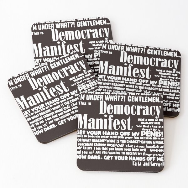 Item preview, Democracy Manifest Essential T-Shirt designed and sold by CEDRICSAUNDERS6.