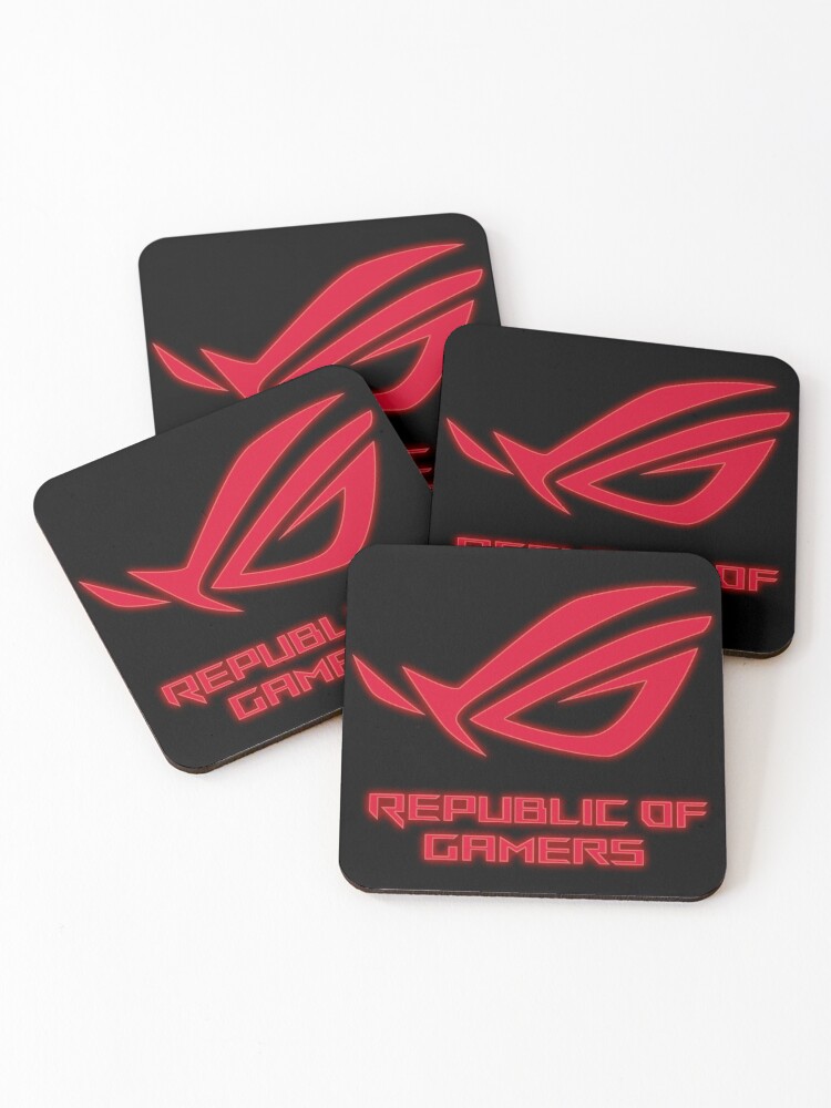 Asus Rog Republic Of Gamers Coasters Set of 4