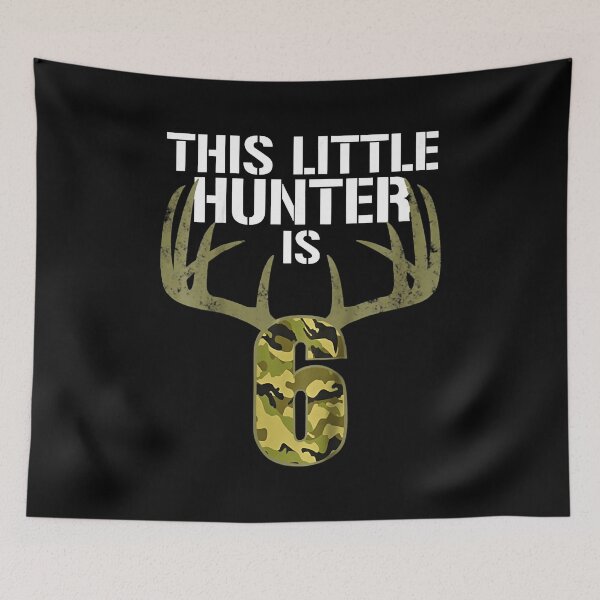 Item preview, Kids 6th Birthday Hunting designed and sold by shopParadiseXOS.