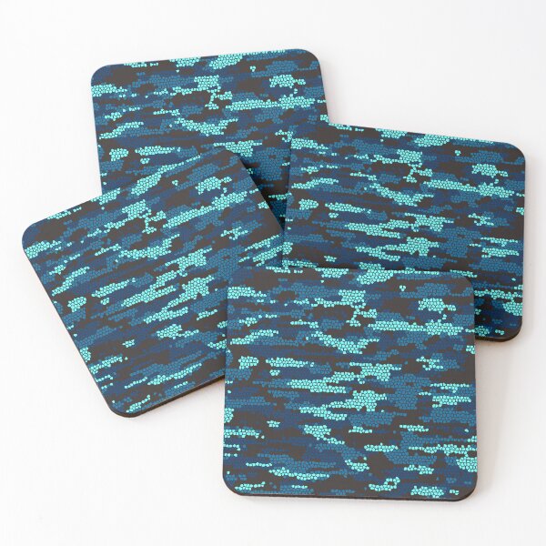 Item preview, Camo Pattern - Cyan Blue  designed and sold by Tshirtstory.