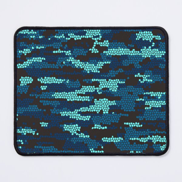Item preview, Camo Pattern - Cyan Blue designed and sold by Tshirtstory.