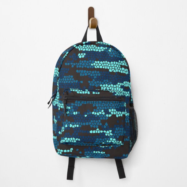 Item preview, Camo Pattern - Cyan Blue designed and sold by Tshirtstory.