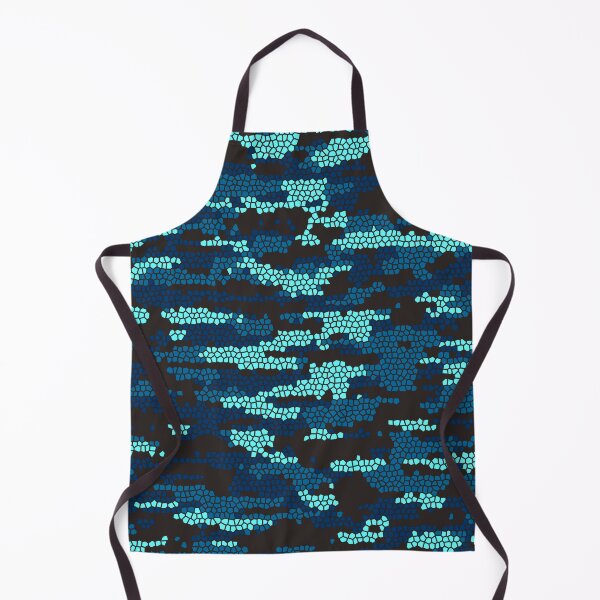 Item preview, Camo Pattern - Cyan Blue designed and sold by Tshirtstory.