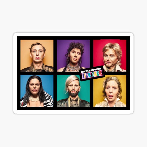 Zick Zack Sticker
