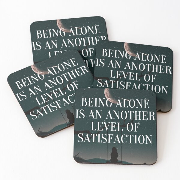 Item preview, Being alone is an another level of satisfaction designed and sold by Jaadueekala.