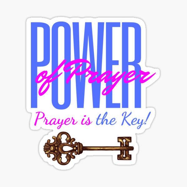 Prayer is Power Sticker – Prayer Is Power Apparel