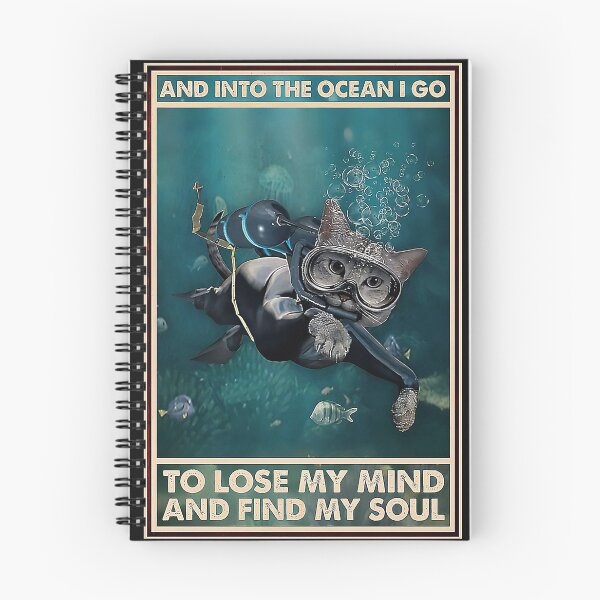 Item preview, Scuba Diving Into The Ocean I Go To Find My Soul designed and sold by SunnyBeach16.
