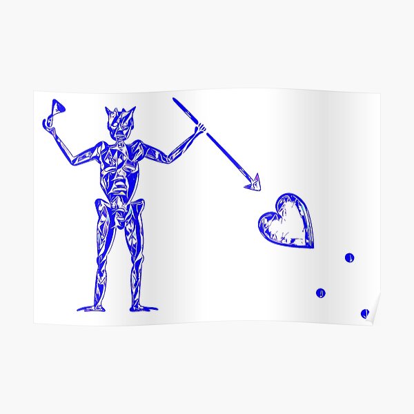 pirate flag with skeleton and heart