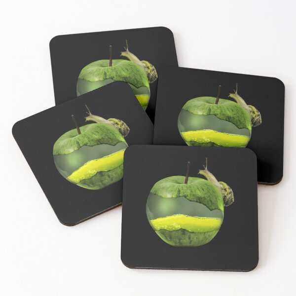 Item preview, Pop Surrealism Food - Snail On Green Apple  designed and sold by fooderiffic.
