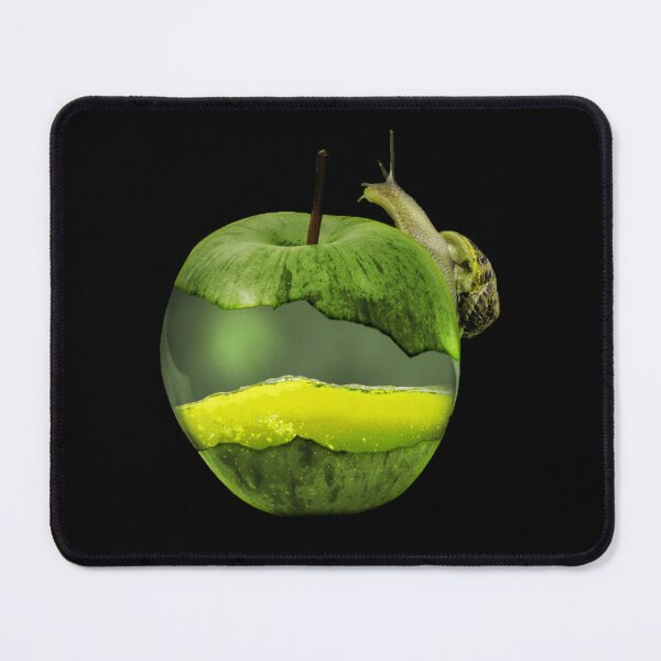 Item preview, Pop Surrealism Food - Snail On Green Apple designed and sold by fooderiffic.