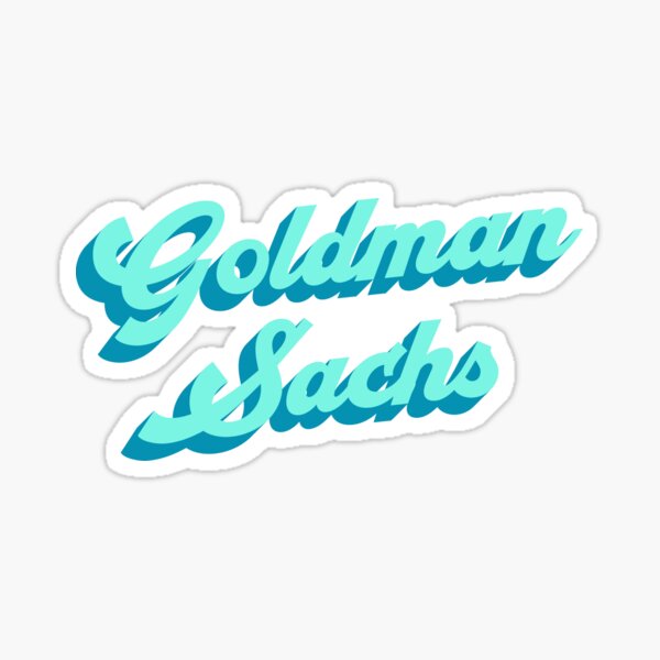 Text Vibes - Goldman Sachs Sticker