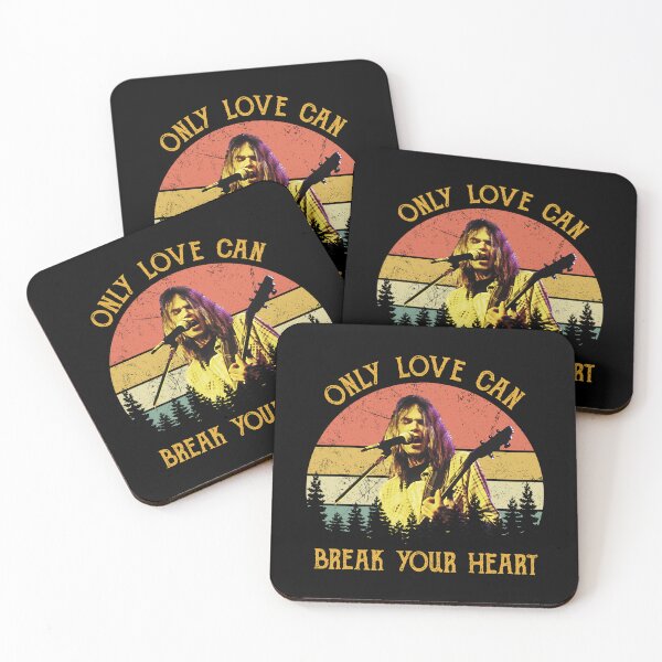 Item preview, Vintage Retro Young Only Love Can Break Your Heart designed and sold by LineRoed.