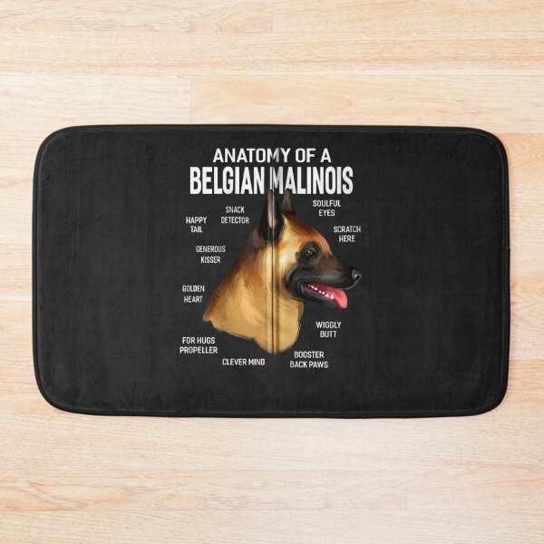 Item preview, Dogs 365 Anatomy of a Belgian Malinois Dog Funny Gift Zip Hoodie designed and sold by augetjalegrei.