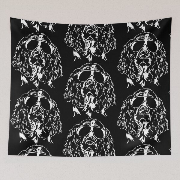 Item preview, English Springer Spaniel with sunglasses designed and sold by dogarts.