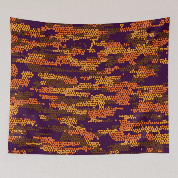 Item preview, Camo Pattern - Orange linic designed and sold by Tshirtstory.