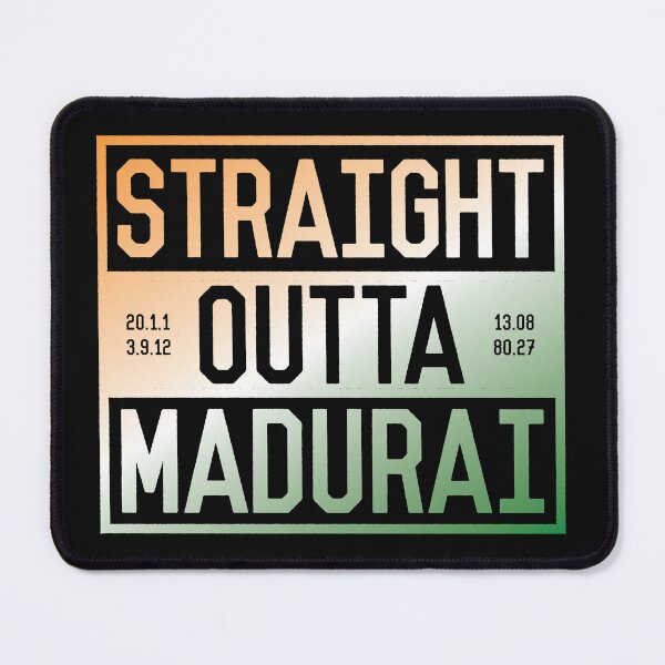 Item preview, Straight Outta Madurai | Funny Tamil Quotes designed and sold by DrawingBoard.