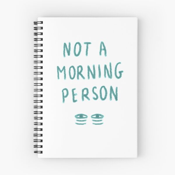 Aperçu de l'œuvre Pas un matin personne drôle yeux endormis design créée et vendue par Halcart.