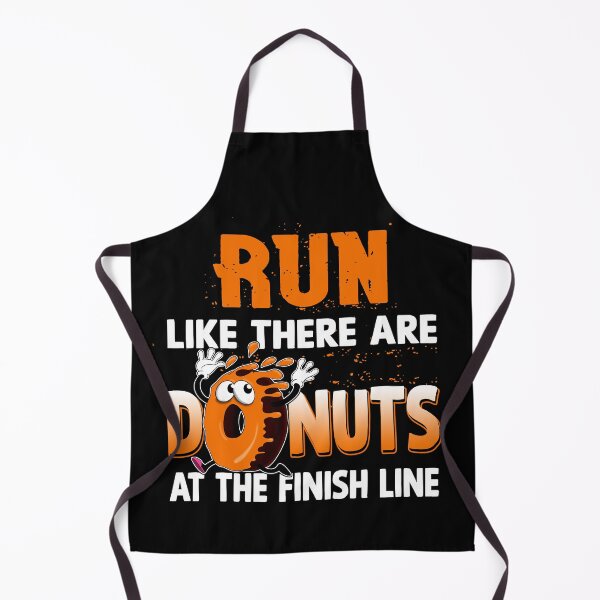 Item preview, Running man Run Like Donut Finish Line Marathon designed and sold by Marie-Fernandez.
