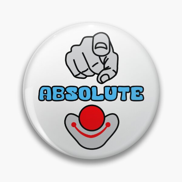 Item preview, You Absolute Clown Funny Meme Blue red Grey Text Design designed and sold by Raju-Creative.