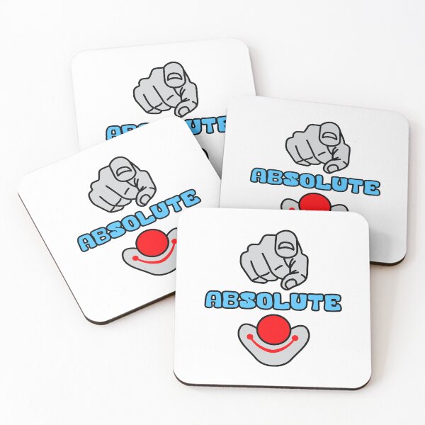 Item preview, You Absolute Clown Funny Meme Blue red Grey Text Design designed and sold by Raju-Creative.