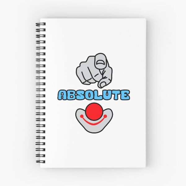 Item preview, You Absolute Clown Funny Meme Blue red Grey Text Design designed and sold by Raju-Creative.