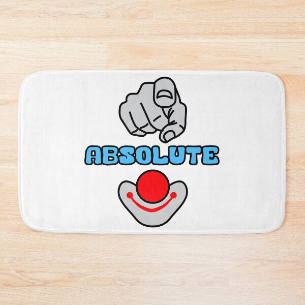 Item preview, You Absolute Clown Funny Meme Blue red Grey Text Design designed and sold by Raju-Creative.