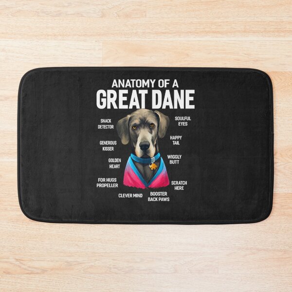 Item preview, Dogs 365 Anatomy of a Great Dane Dog Funny Gift Pullover Hoodie designed and sold by augetjalegrei.