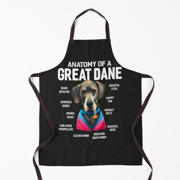 Item preview, Dogs 365 Anatomy of a Great Dane Dog Funny Gift Pullover Hoodie designed and sold by augetjalegrei.