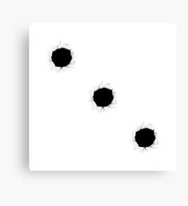 Bullet Holes Canvas Print