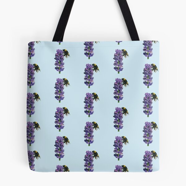 Item preview, Bumblebee - Honey Bee - Bee art - Lavender - Bee decor - Bumblebee decor designed and sold by IslesArt.