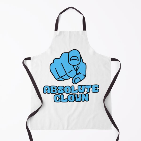 Item preview, You Absolute Clown Funny Meme Blue Text Design designed and sold by Raju-Creative.