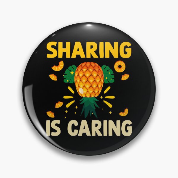 Item preview, Sharing is Caring Upside Down Pineapple Swinger designed and sold by Marie-Fernandez.