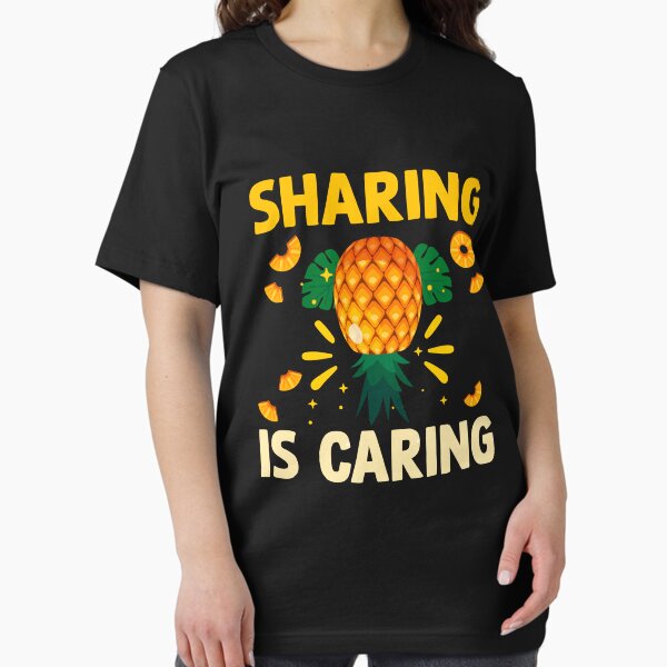 Item preview, Sharing is Caring Upside Down Pineapple Swinger designed and sold by Marie-Fernandez.