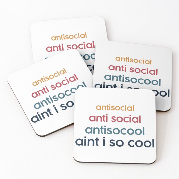 Item preview, Anti social funny meme. Aint I Cool Social Awkwardness designed and sold by alltheprints.