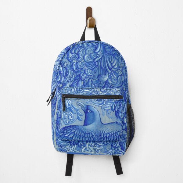 Item preview, Blue bowerbird painting 1 of 2 designed and sold by Ruth Cadioli.