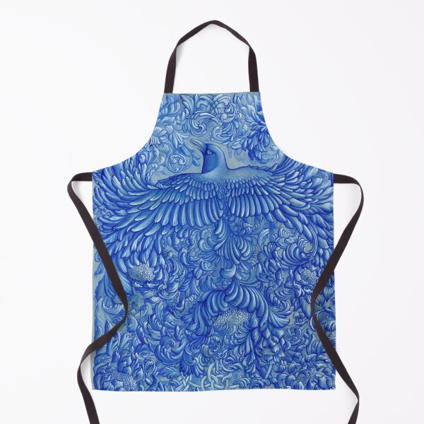 Item preview, Blue bowerbird painting 1 of 2 designed and sold by Ruth Cadioli.