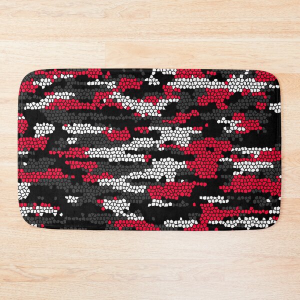 Item preview, Camo Pattern - Red Black Silver  designed and sold by Tshirtstory.