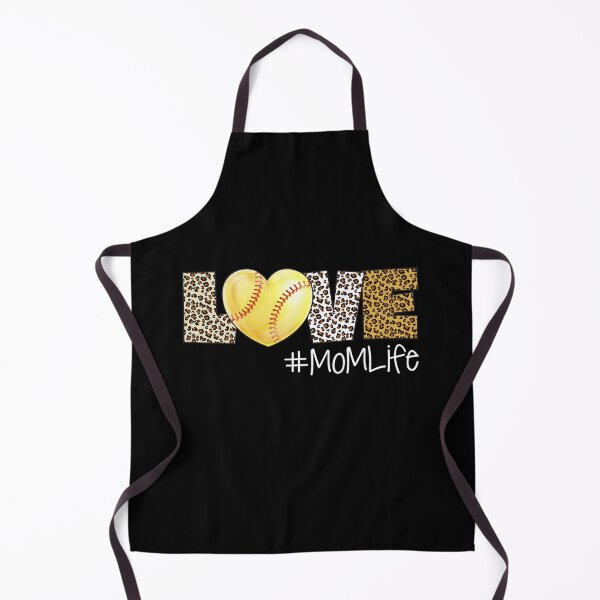 Item preview, LOVE #MomLife Leopard Skin Heart Mom Life Fastpitch Softball designed and sold by 99Fastpitch.
