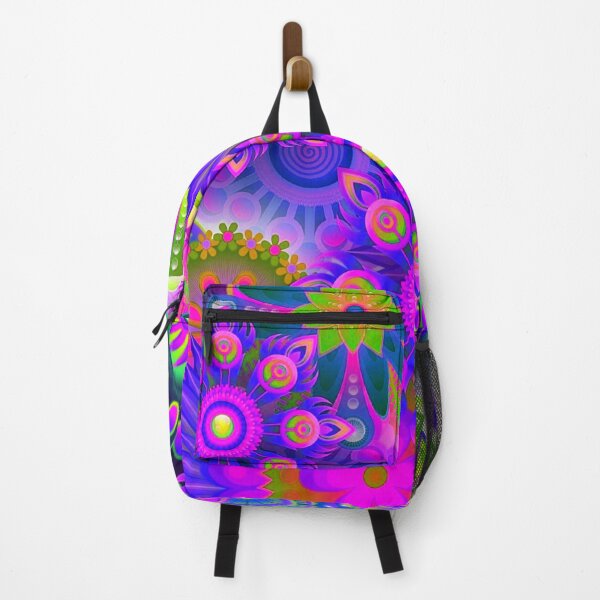Item preview, Purple Retro Inspired Floral Mandala designed and sold by TotallyRetroArt.