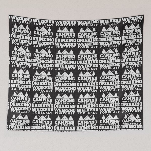 Item preview, Weekend Forecast - Camping With A Chance of Drinking designed and sold by lduke47.