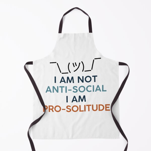 Item preview, I'm not anti-social I'm pro solitude. Introvert Solitary designed and sold by alltheprints.