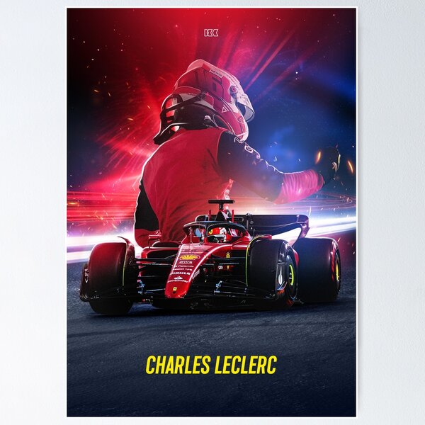 Charles Leclerc, Ferrari I de Motorsport Images en poster, tableau