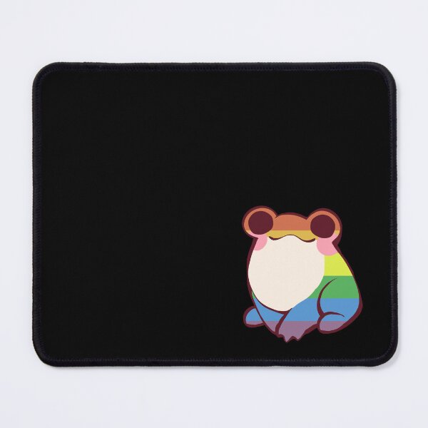 Item preview, Chibi Rainbow Pride Frog (Black Backgrounds) designed and sold by MiaChanz.